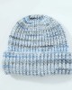 Wool knit cap women's versatile warm fall and winter gradient flap wool cap cold cap