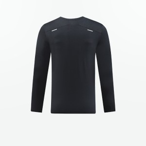 Quick drying clothes, long sleeved T-shirts, men's training clothes, fitness running sports tops, moisture wicking and sweat wicking outdoor base shirts