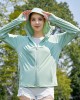 Ultraviolet nylon ice silk sunscreen jacket female 2024 spring new outdoor leisure sunwear female sunscreen skin