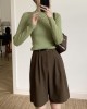 Wool blend yarn high elasticity autumn and winter versatile base sweater