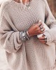 Winter new product knit sweater loose oversized sweater jacket